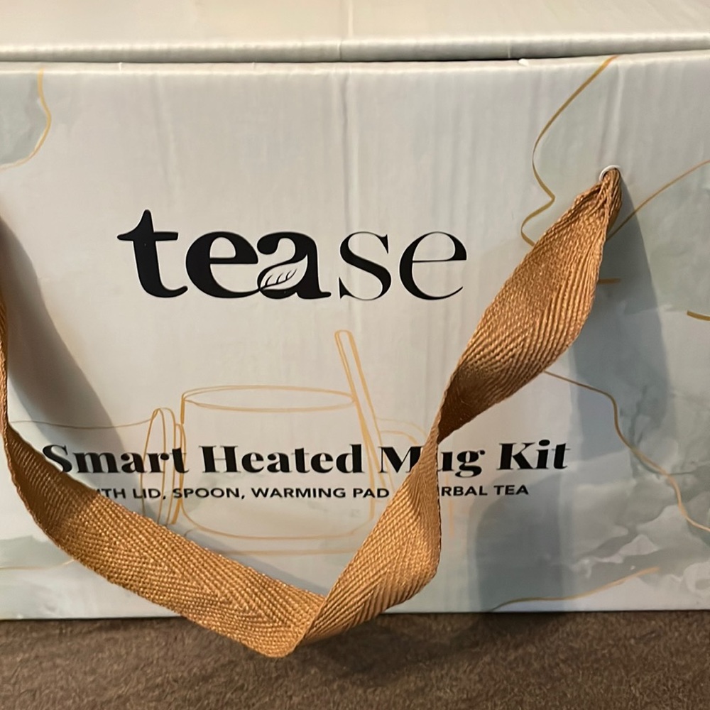 Tease smart heated mug kit bnib